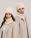 Komplet Unisex 100% Merino – Ecru