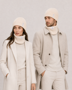 Czapka Unisex 100% Merino – Ecru