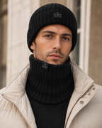 Komin Unisex 100% Merino – Czarny